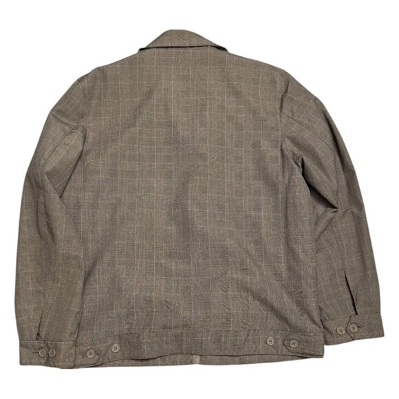 PIERRE CARDIN Vintage Y2K Business Casual Light Bomber Jacket Mens Medium - Picture 4 of 6
